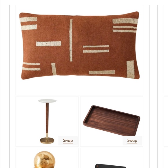 Pair of West Elm pillows w/ down alternative inserts - Picture 4 of 5